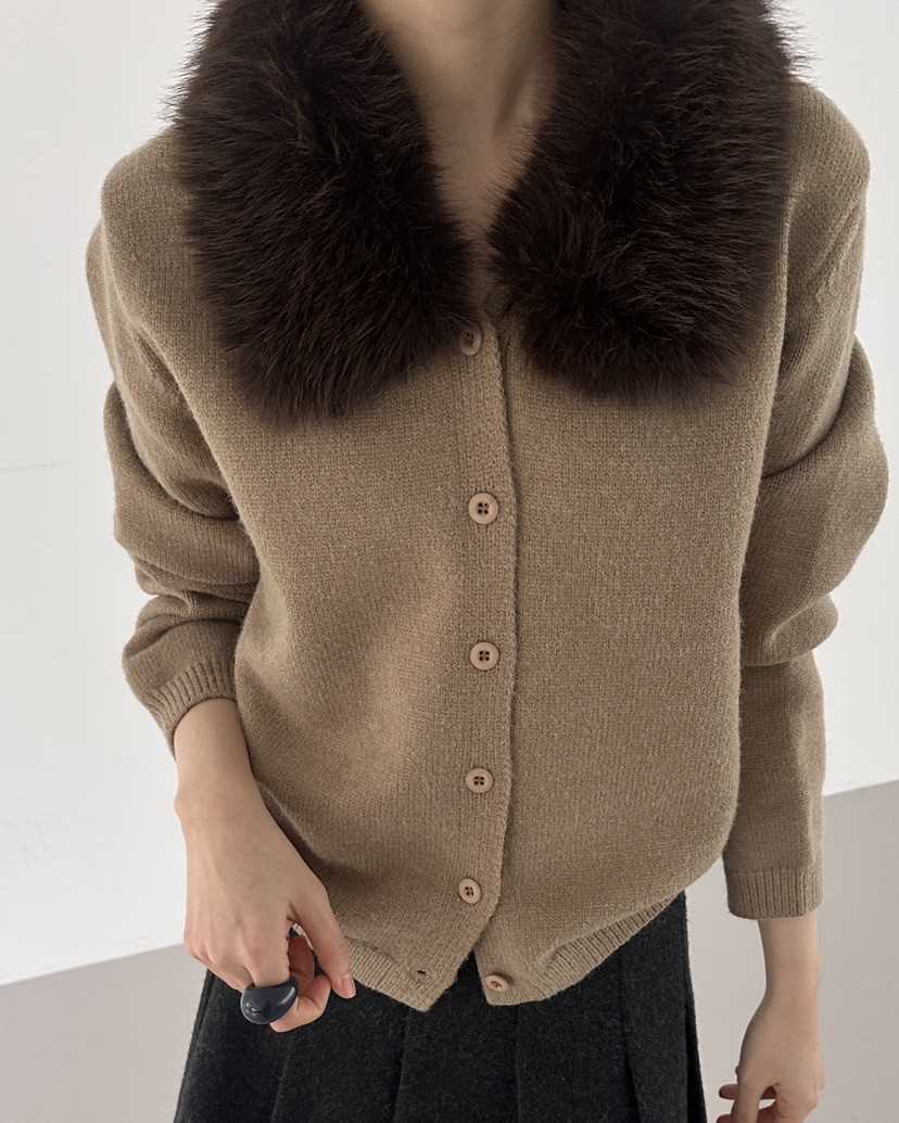 HOWDY韓國代購㊣女裝新品職業休閑人氣推薦熱賣時尚毛衣毛皮HOWDY毛衣