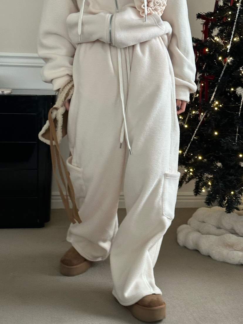 ZEROZERO東大門㊣直郵女裝新品熱賣職業推薦休閑休閑褲抓絨ZEROZERO休閑褲