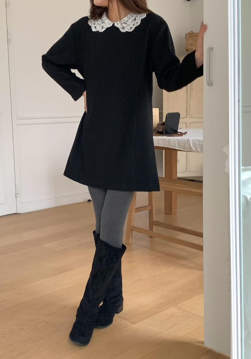 BINUS東大門㊣直郵女士新品人氣休閑職業時尚真品推薦連衣裙BINUS連衣裙