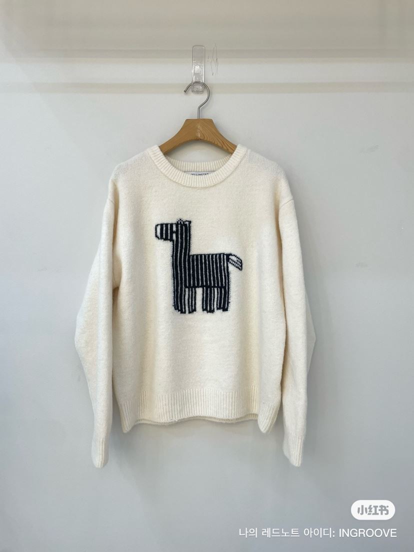 MILLIMETER東大門㊣代購女士新款25秋冬休閑人氣職業針織衫MILLIMETER/MGML針織衫