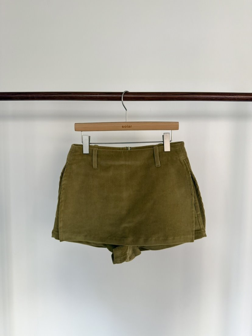 SOLAR韓國直郵㊣女士新品熱賣休閑時尚職業推薦25秋冬裙褲燈芯絨SOLAR裙褲