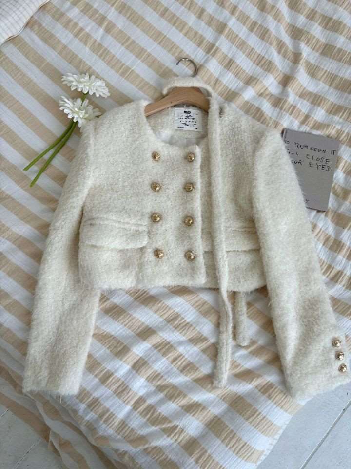 mars韓國直郵㊣女裝新款25秋冬真品時尚推薦熱賣夾克含脖帶mars夾克