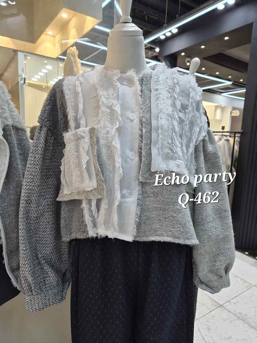 ECHOPARTY東大門㊣實拍女士新品熱賣真品人氣推薦襯衫蕾絲衫ECHOPARTY襯衫/蕾絲衫