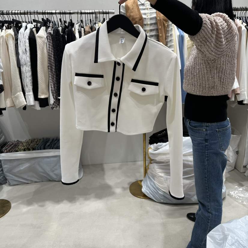 LOTTIMO韓國直郵㊣女士新品休閑人氣25秋冬推薦職業夾克口袋LOTTIMO夾克