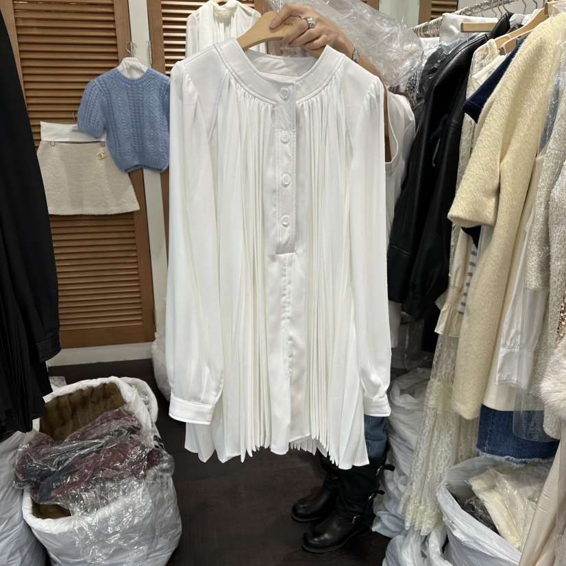 TRES BIEN韓國代購㊣女裝新品熱賣25秋冬職業推薦時尚連衣裙TRES BIEN連衣裙