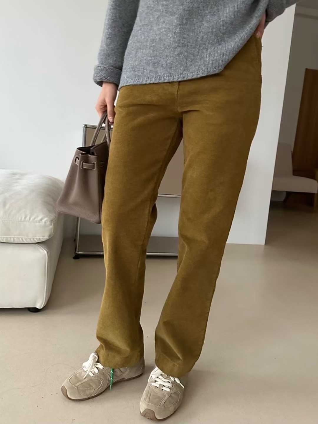 KIND-카인드-OT韓國代購㊣女裝新款休閑人氣25秋冬牛仔褲KIND-ot牛仔褲