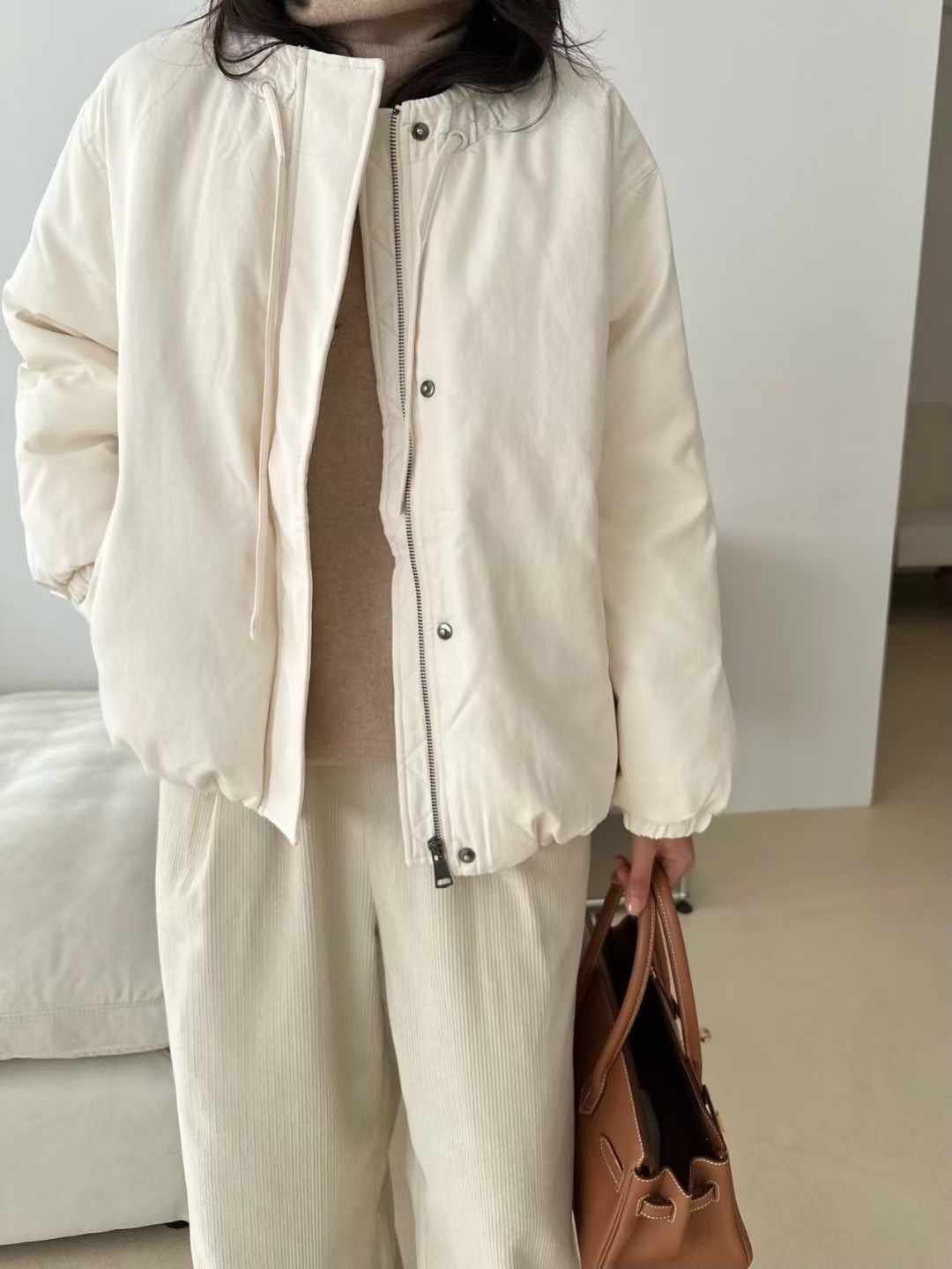 KIND-카인드-OT東大門㊣代購女裝新品真品人氣短款棉服填充KIND-ot短款棉服