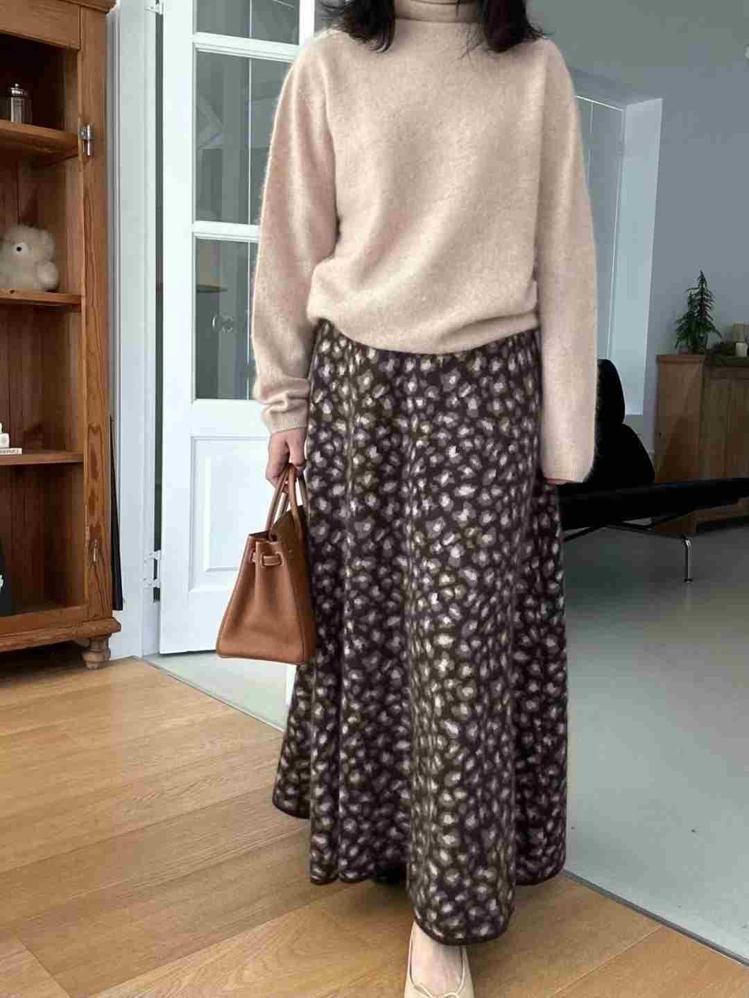 KIND-카인드-OT東大門㊣代購女裝新款休閑真品職業長裙雙層KIND-ot長裙