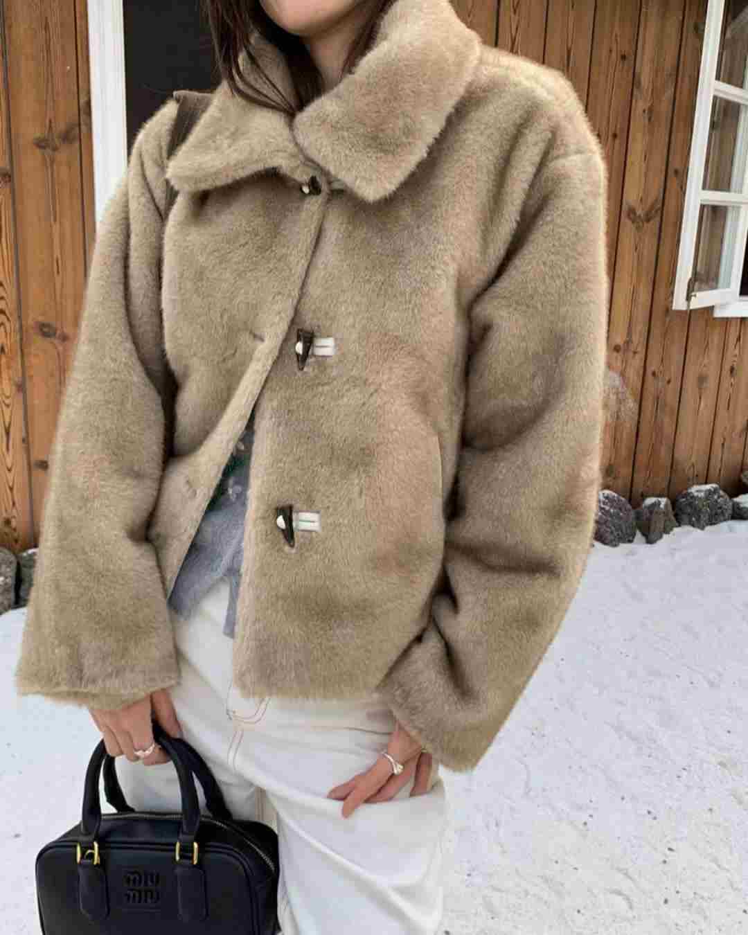 ETEMOY東大門㊣直郵女士新品推薦休閑25秋冬時尚職業短款大衣LEHEIM短款大衣