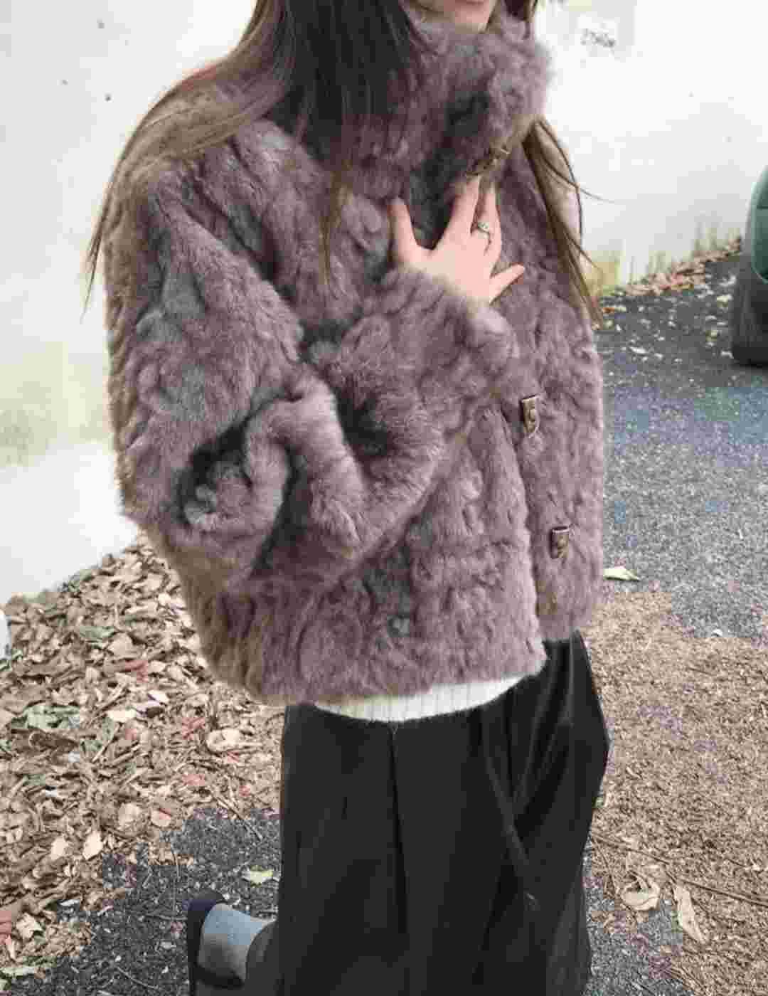 ETEMOY東大門㊣直郵女士新款熱賣職業真品時尚25秋冬夾克皮草LEHEIM夾克