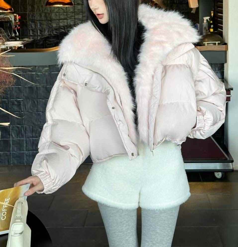 ETEMOY東大門㊣實拍女裝新品人氣真品推薦25秋冬休閑短款棉服LEHEIM短款棉服