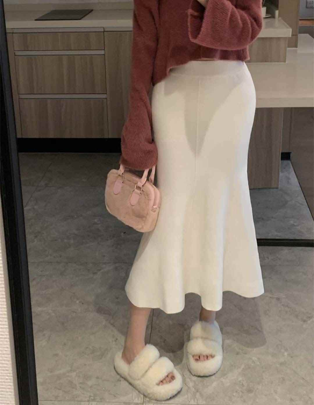 ETEMOY韓國代購㊣女裝新款真品職業時尚25秋冬人氣休閑長裙LEHEIM長裙