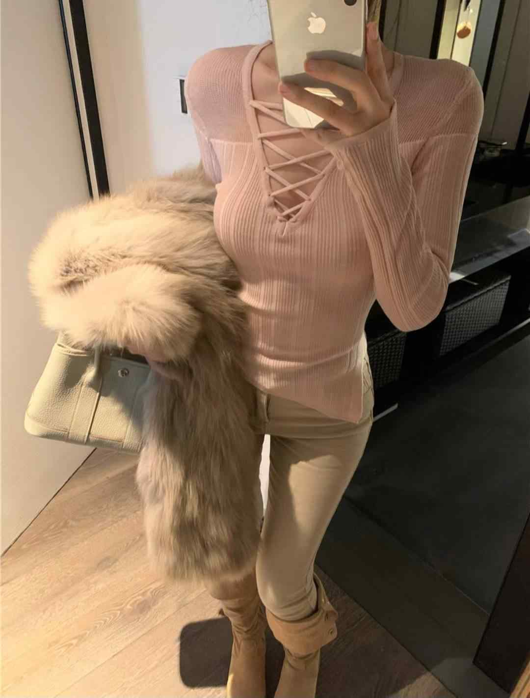 ETEMOY韓國代購㊣女裝新品休閑時尚推薦熱賣人氣25秋冬針織衫LEHEIM針織衫