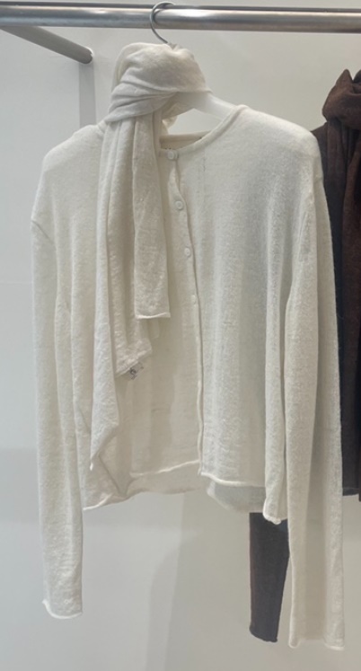 MEET ME東大門㊣直郵女裝新款休閑25秋冬真品套裝圍巾開衫MEET ME套裝