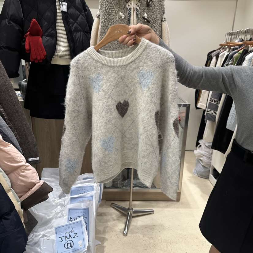 MELO東大門㊣代購女士新款25秋冬時尚真品休閑職業推薦針織衫MELO針織衫