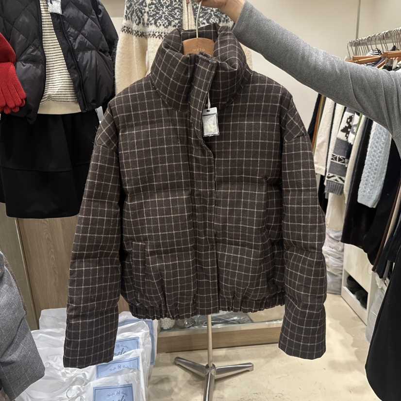 MELO韓國代購㊣女裝新品休閑時尚25秋冬熱賣推薦短款棉服填充MELO短款棉服