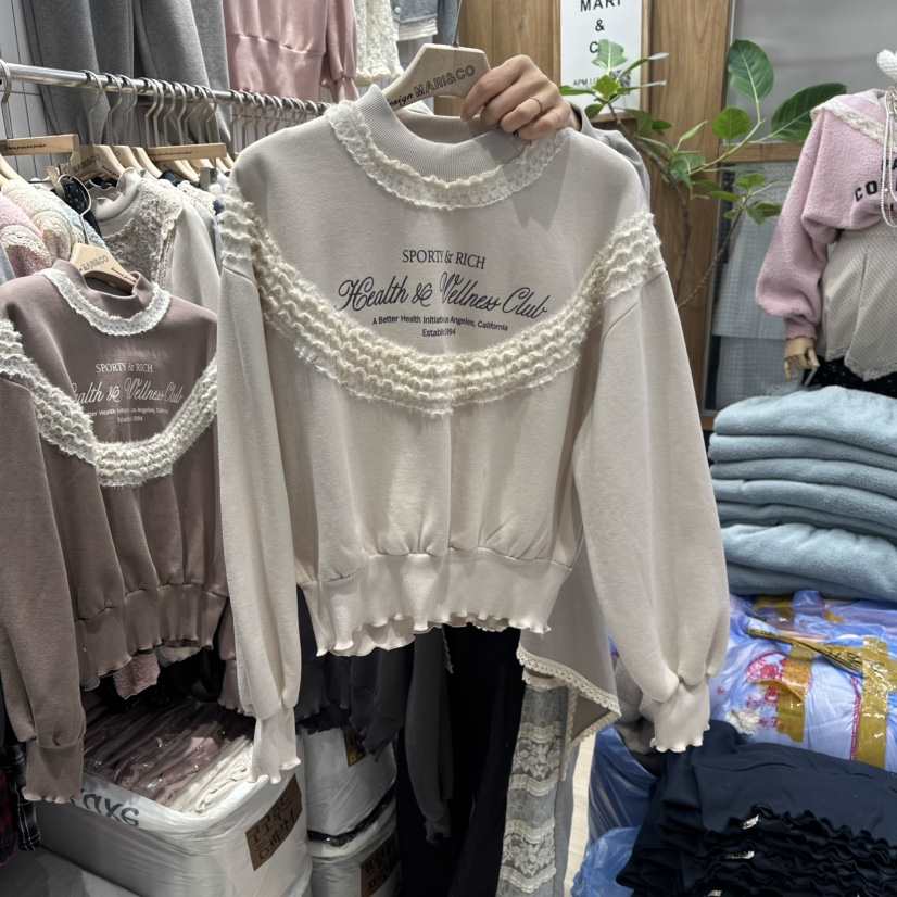 MARI CO東大門㊣直郵女裝新品25秋冬推薦職業時尚衛衣加絨MARI CO衛衣