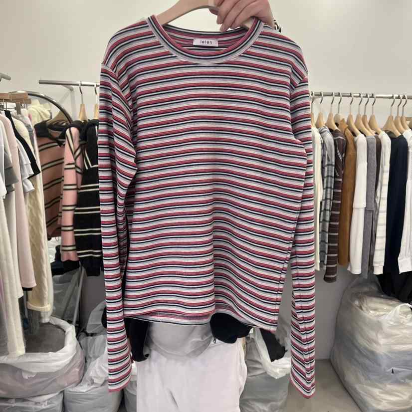 LELEN東大門㊣代購女裝新款時尚人氣休閑推薦真品熱賣長袖T恤LELEN長袖T恤