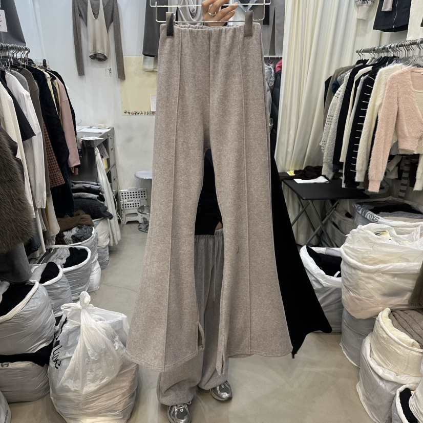 BILLION-L韓國直郵㊣女士新品25秋冬真品推薦休閑褲貂皮褶裥BILLION-L休閑褲