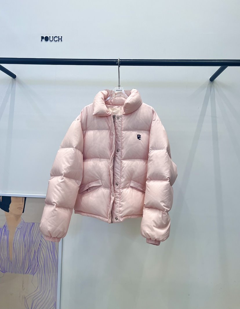 POUCH韓國直郵㊣女士新品25秋冬真品職業休閑推薦短款羽絨服POUCH短款羽絨服