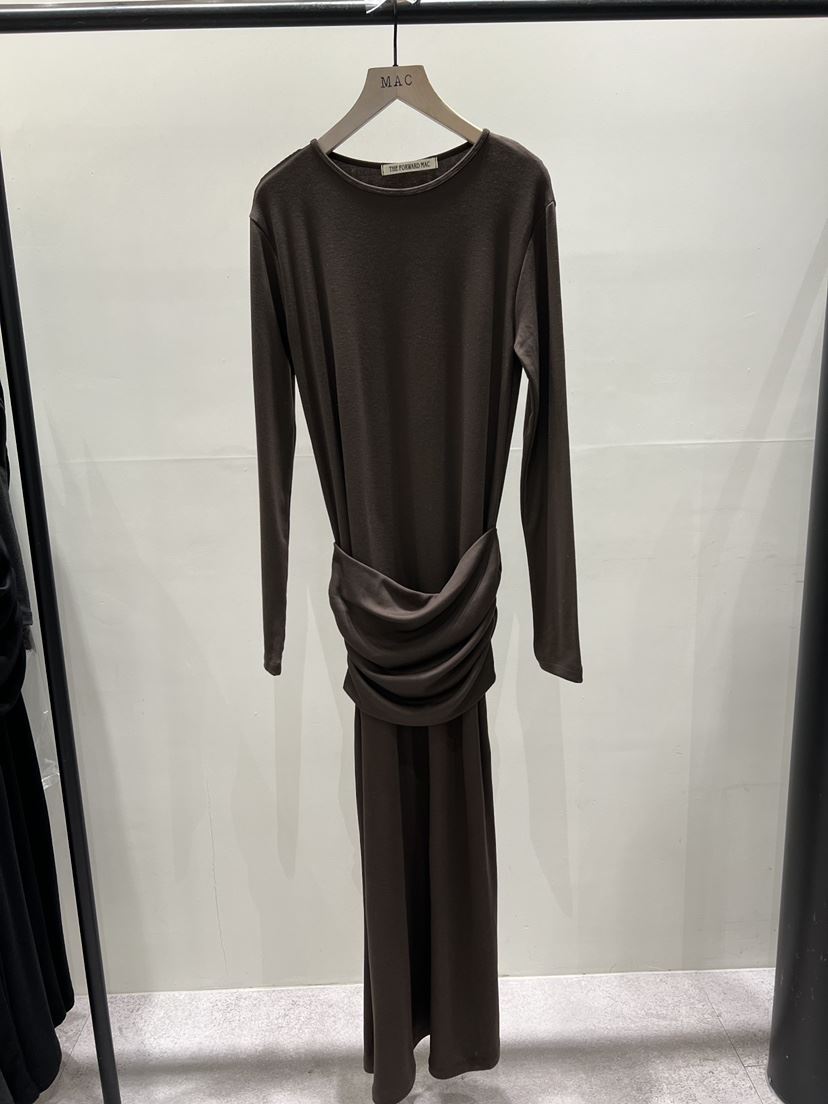 MAC東大門㊣實拍女士新品推薦25秋冬休閑人氣時尚真品連衣裙THE FORWARD MAC連衣裙