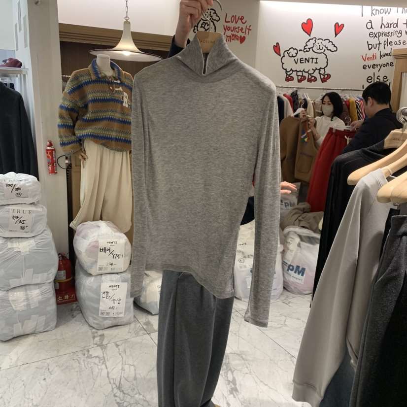 ADELINE韓國直郵㊣女裝新品真品人氣職業熱賣25秋冬長袖T恤ADELINE長袖T恤