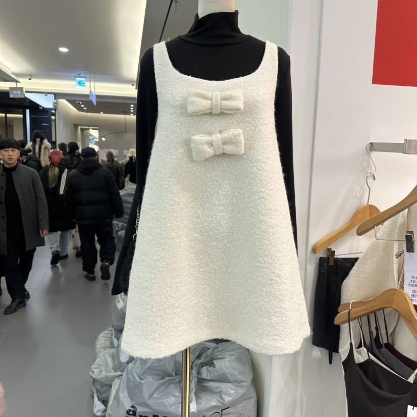 ATPZ東大門㊣直郵女士新款人氣25秋冬時尚職業連衣裙不含內搭ATTENTION PLEAES連衣裙