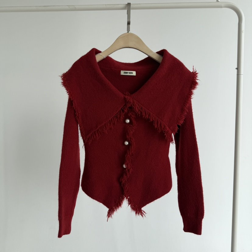 JENNY 1976東大門㊣代購女士新款25秋冬熱賣真品針織衫露肩JENNY 1976針織衫