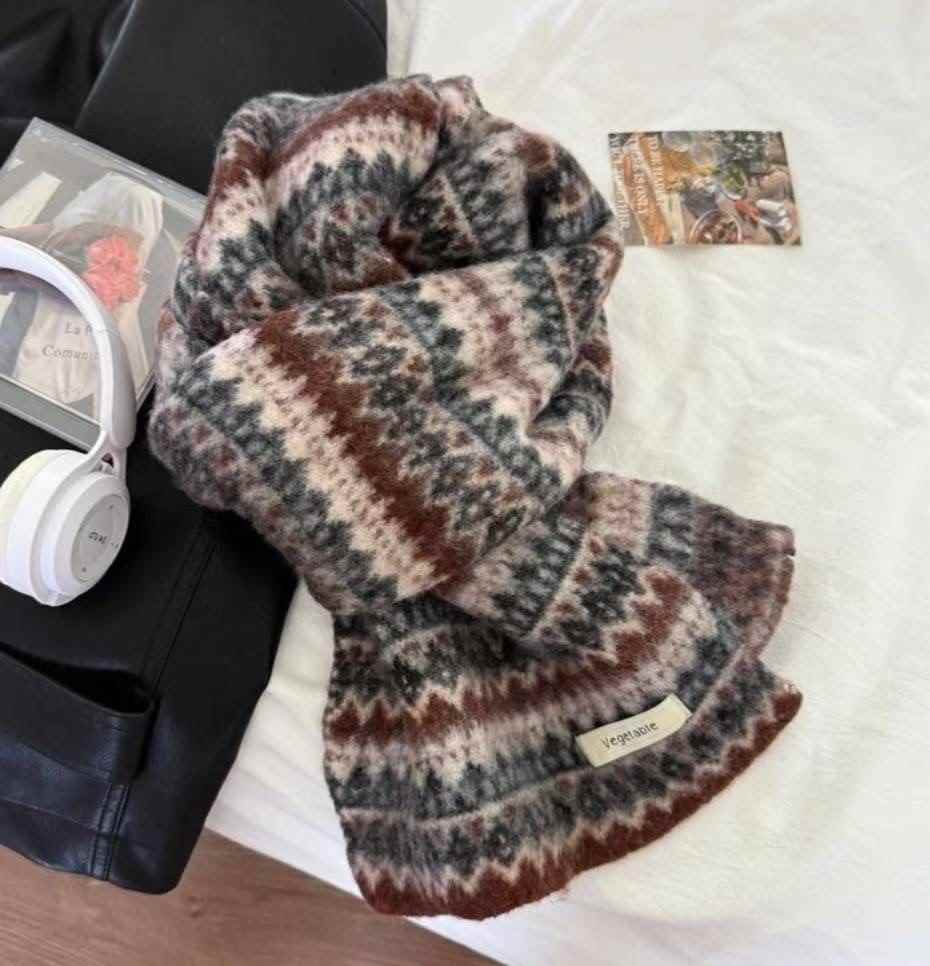 ETEMOY東大門㊣直郵女士新款職業人氣25秋冬圍巾披肩保暖圍巾LEHEIM圍巾/披肩