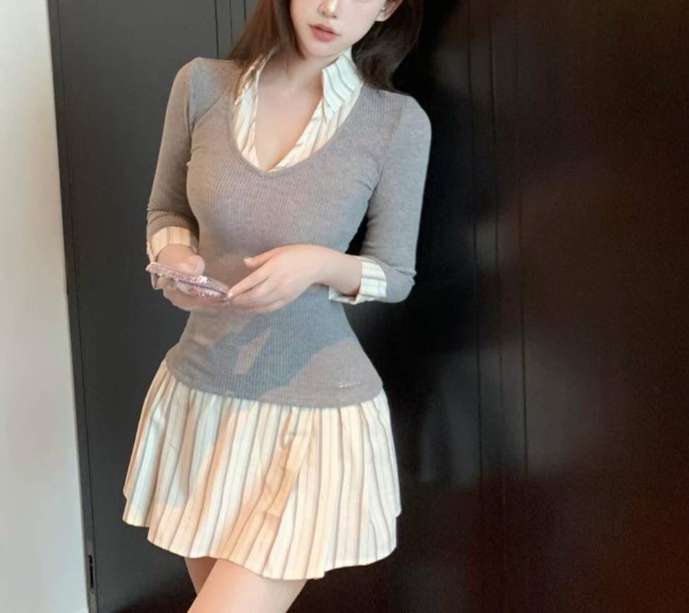 ETEMOY東大門㊣直郵女裝新款人氣真品休閑推薦時尚職業連衣裙LEHEIM連衣裙