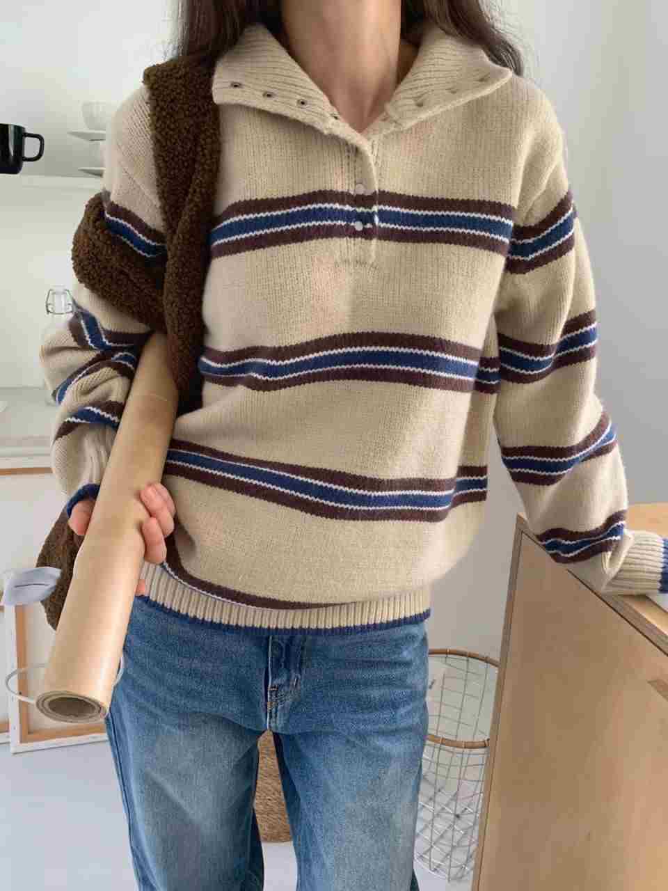 RAMIJ-라미제이-T東大門㊣實拍女裝新品25秋冬熱賣針織衫RAMIJ-라미제이-T針織衫