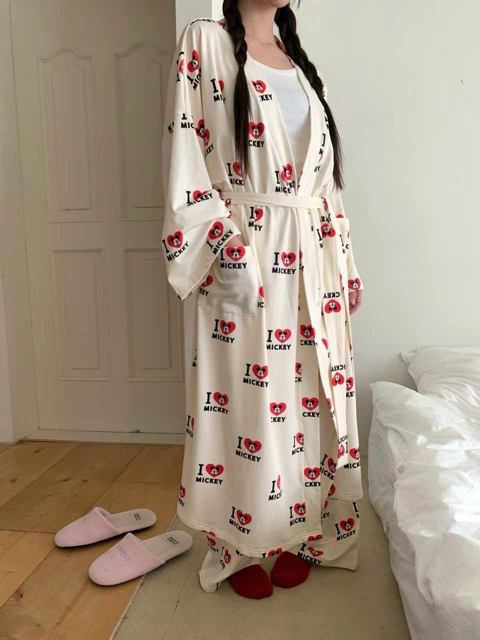 RAMIJ-라미제이-T韓國直郵㊣女裝新款休閑真品推薦時尚睡衣RAMIJ-라미제이-T睡衣