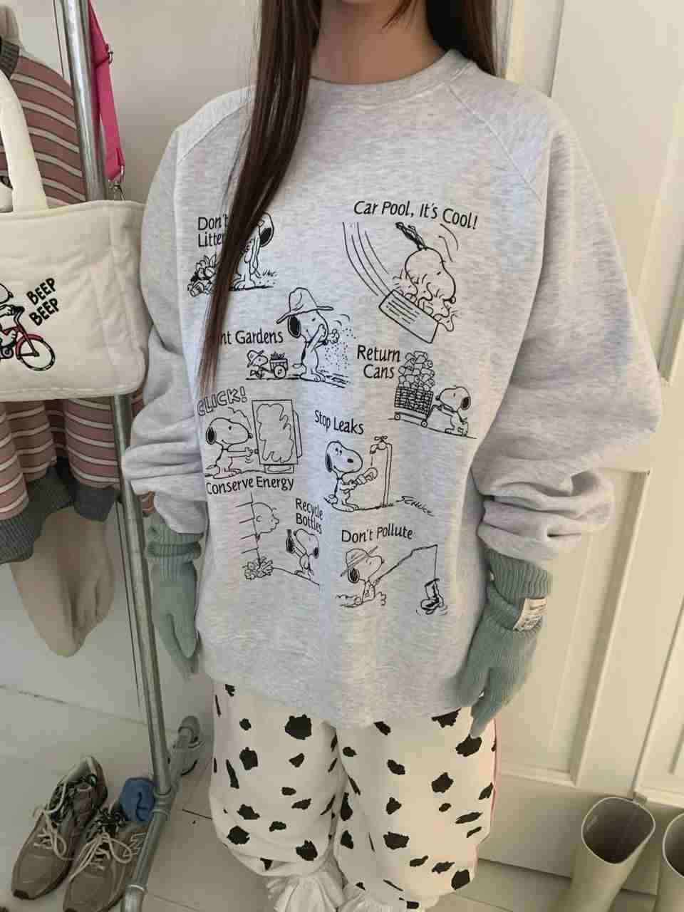 RAMIJ-라미제이-T東大門㊣代購女裝新品25秋冬人氣休閑衛衣RAMIJ-라미제이-T衛衣