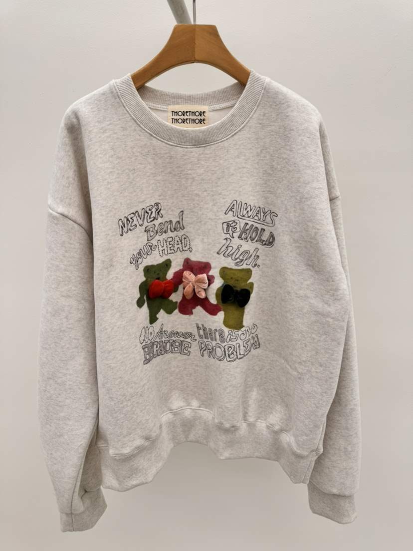 THORE東大門㊣實拍女裝新品真品職業25秋冬時尚休閑推薦衛衣THORE衛衣