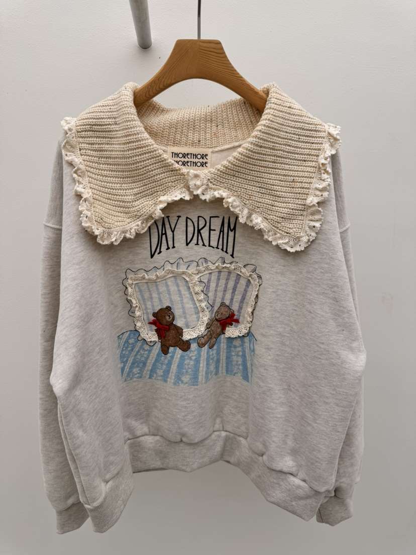 THORE東大門㊣直郵女士新款推薦25秋冬職業休閑熱賣真品衛衣THORE衛衣