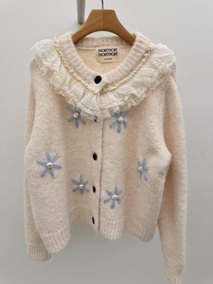 THORE韓國代購㊣女士新品休閑熱賣真品25秋冬時尚職業人氣毛衣THORE毛衣