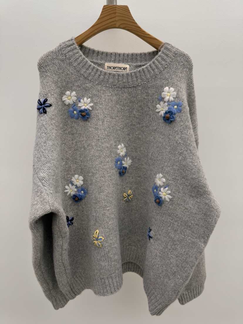 THORE東大門㊣實拍女裝新品休閑推薦時尚人氣25秋冬真品毛衣THORE毛衣