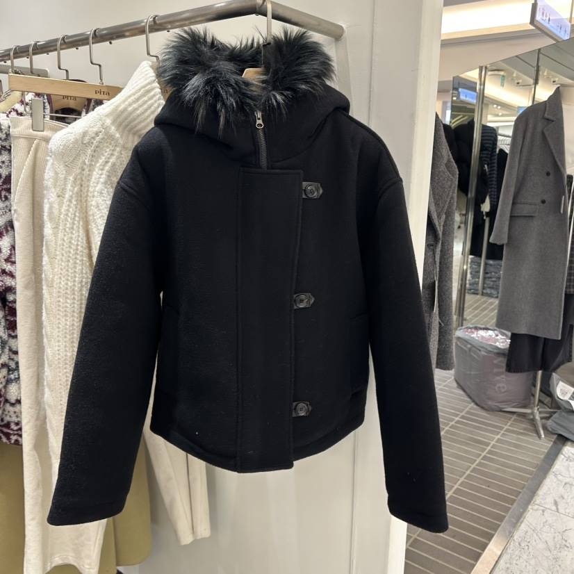 PITA東大門㊣實拍女裝新品推薦職業時尚熱賣人氣夾克皮草夾棉THE VERLIN/piTa夾克