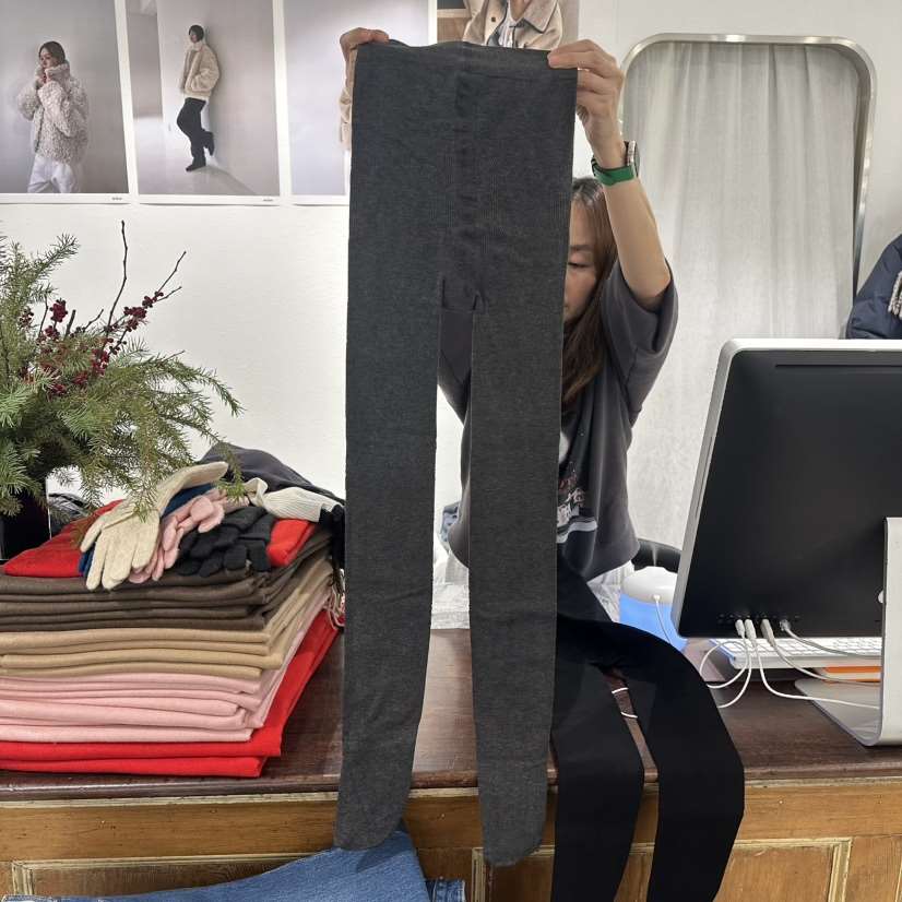 ACKER韓國代購㊣女士新品職業推薦時尚打底褲鯊魚褲加絨羊毛ACKER打底褲/鯊魚褲