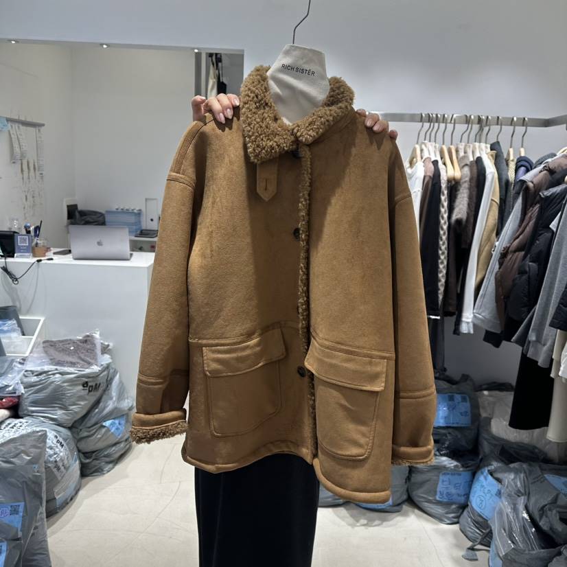 RICH SISTER韓國代購㊣女士新品職業人氣時尚真品熱賣夾克RICH SISTER夾克