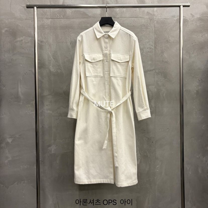 MUTE-P韓國直郵㊣女裝新款時尚熱賣人氣真品休閑連衣裙含腰帶MUTE連衣裙