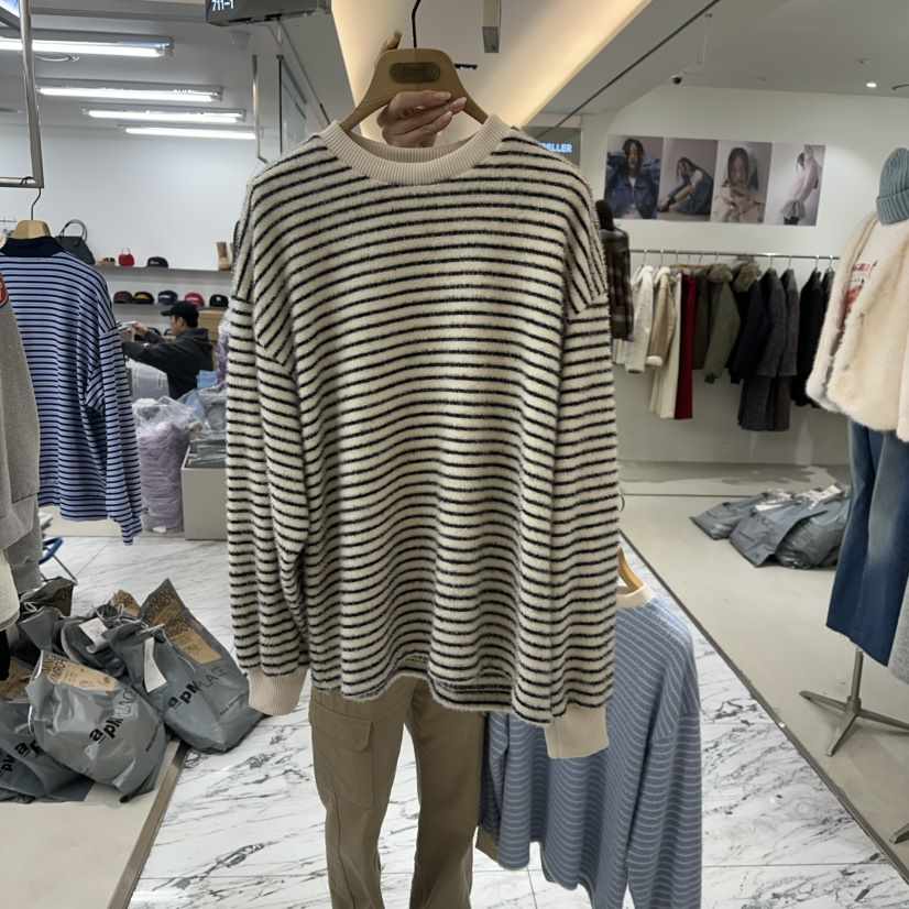 FORMING-P韓國代購㊣女裝新款職業熱賣人氣長袖T恤安哥拉加絨FORMING-P長袖T恤