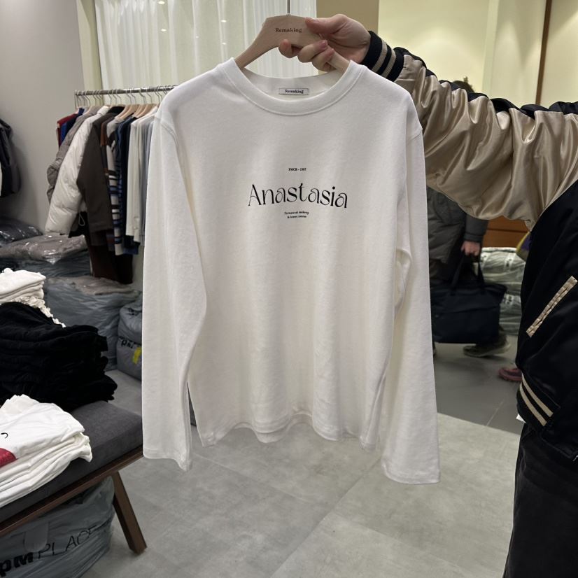 URBANSTORY/REMAKING韓國代購㊣女裝新品休閑25秋冬長袖T恤Remaking/URBANSTORY長袖T恤