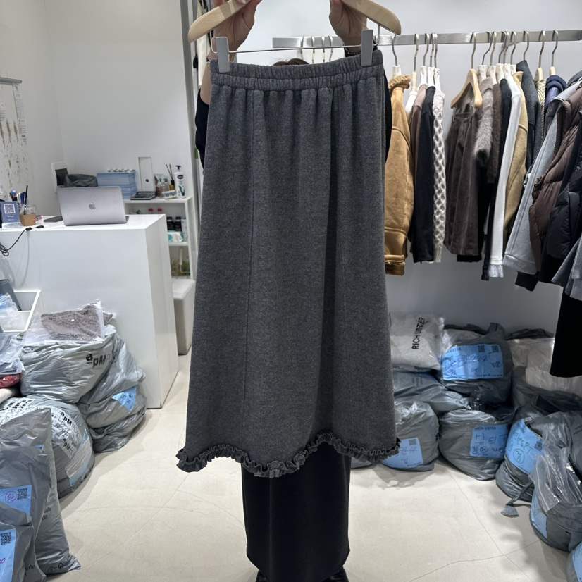 RICH SISTER東大門㊣直郵女裝新品真品推薦休閑職業長裙加絨RICH SISTER長裙