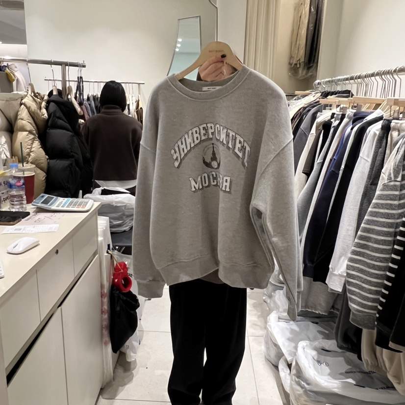 NAVYBURST東大門㊣實拍女裝新款時尚休閑25秋冬人氣衛衣加絨NAVY BURST衛衣