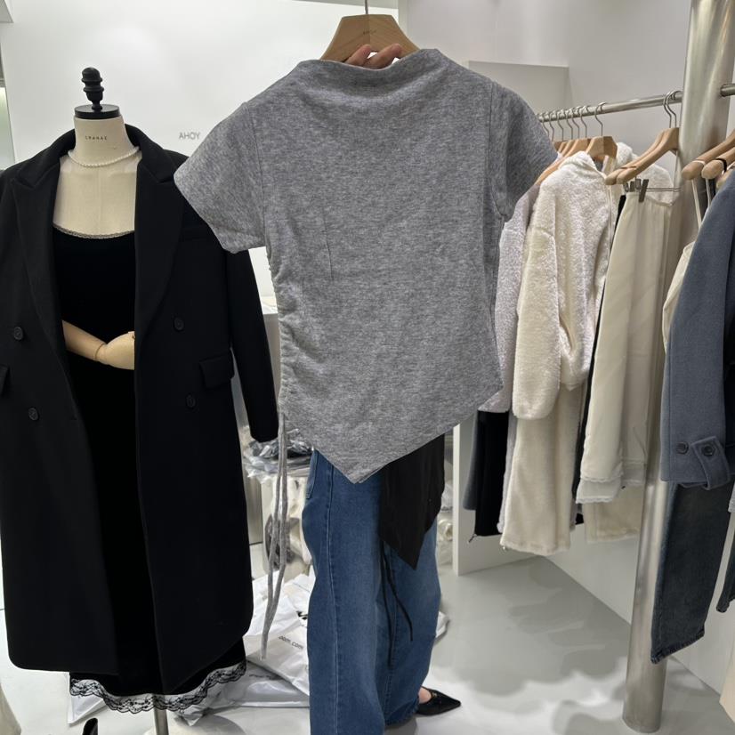 AHOY韓國直郵㊣女裝新品時尚休閑熱賣人氣推薦25秋冬真品T恤AHOYT恤