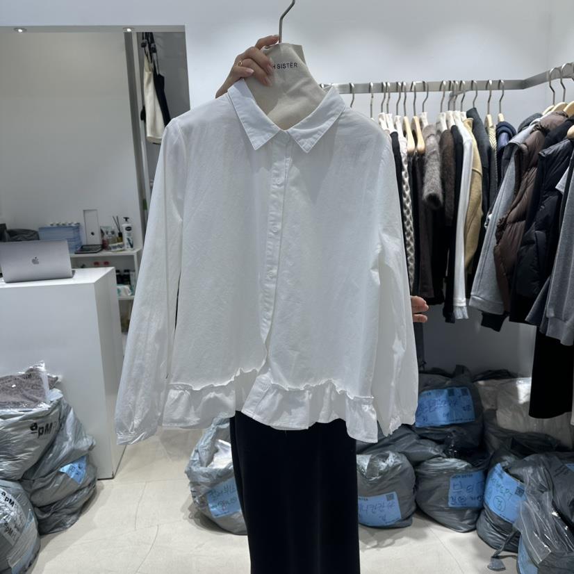 RICH SISTER韓國直郵㊣女裝新款休閑熱賣時尚推薦襯衫蕾絲衫RICH SISTER襯衫/蕾絲衫