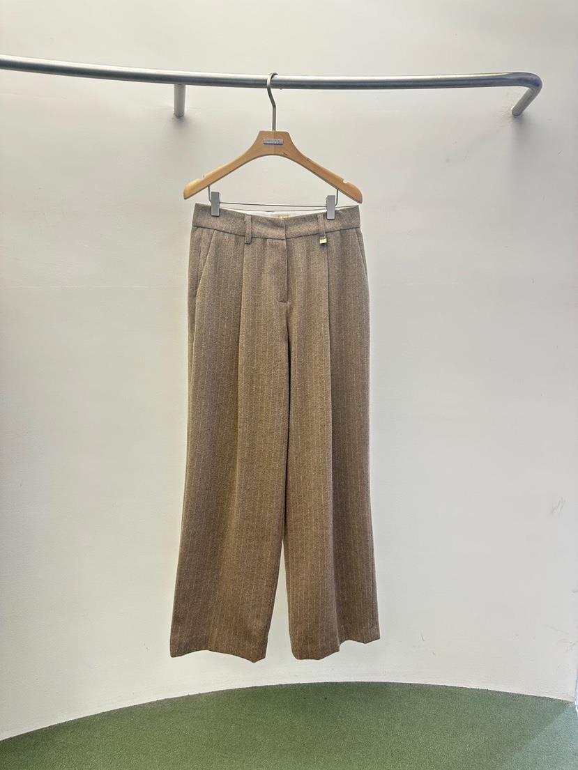 WIDA-P韓國代購㊣女裝新品休閑職業人氣推薦真品休閑褲羊毛WIDA/RENEJ休閑褲