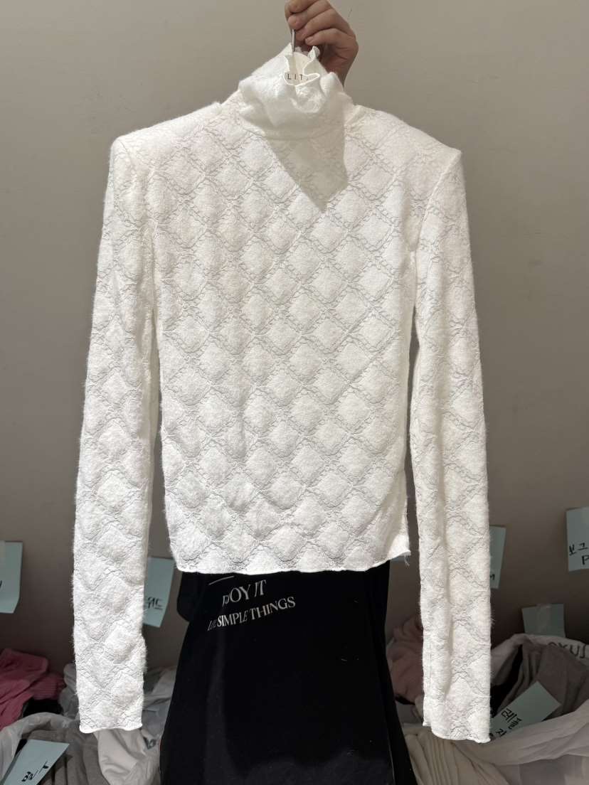 BELITA-L韓國代購㊣女士新款熱賣推薦時尚長袖T恤蕾絲絲絨BELITA-L長袖T恤