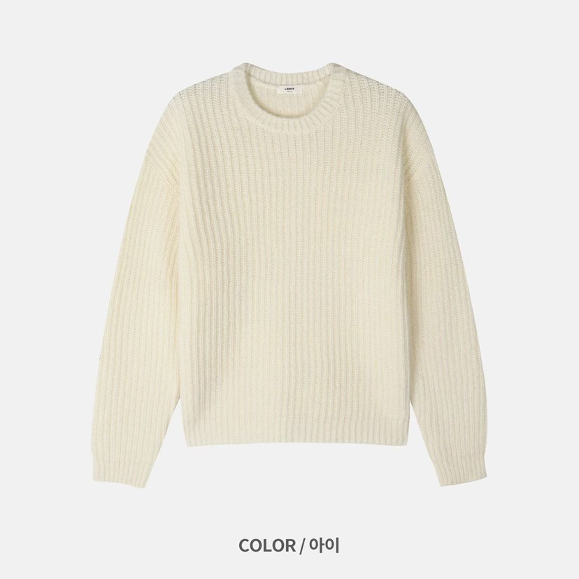 LEROY韓國代購㊣女裝新款熱賣人氣25秋冬休閑推薦時尚針織衫LEROY針織衫